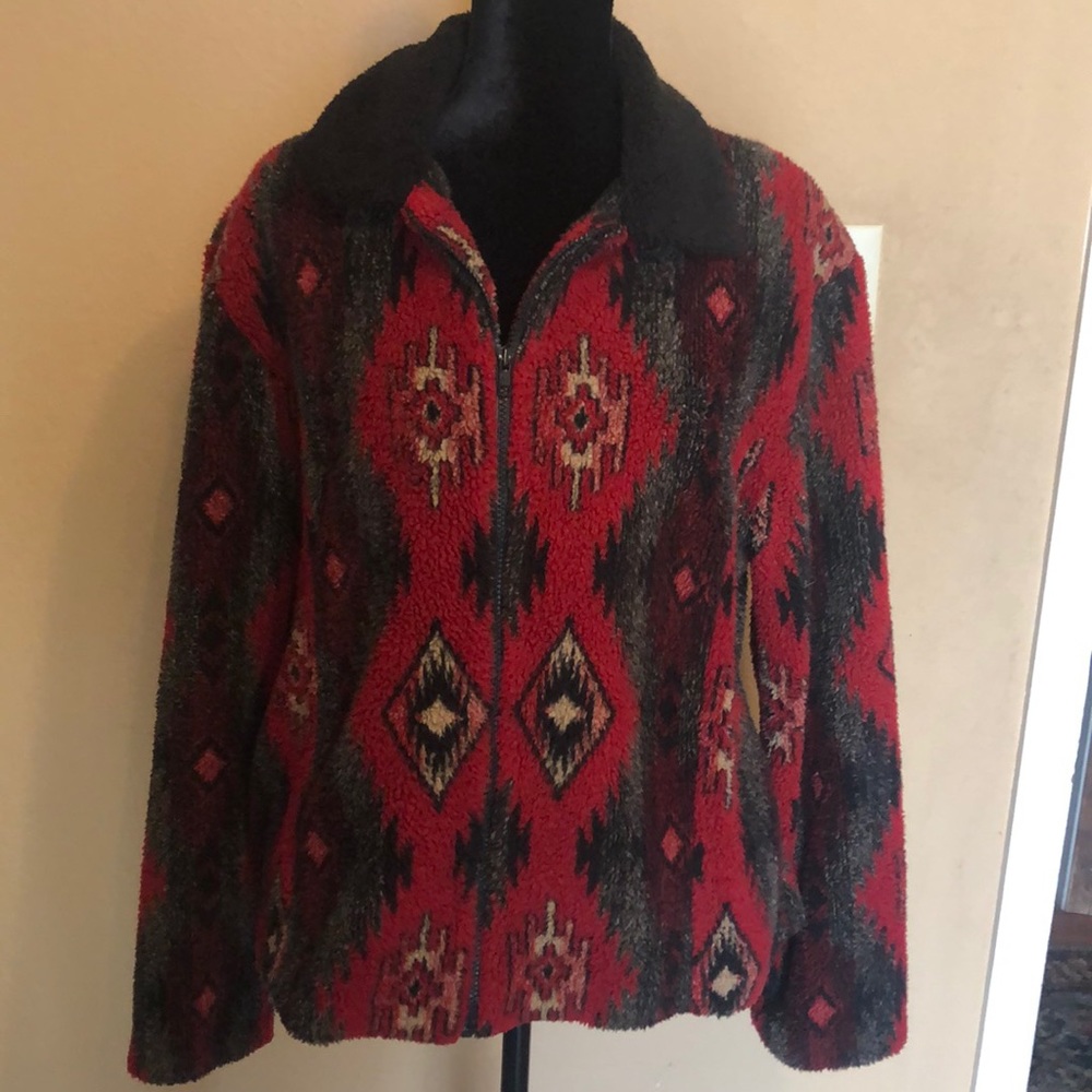 Together West zip up coat lightweight XL